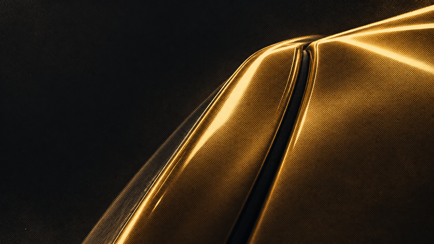Warm light across curved automotive bodywork